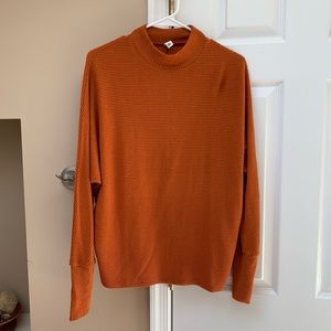 Ribbed turtle neck sweater